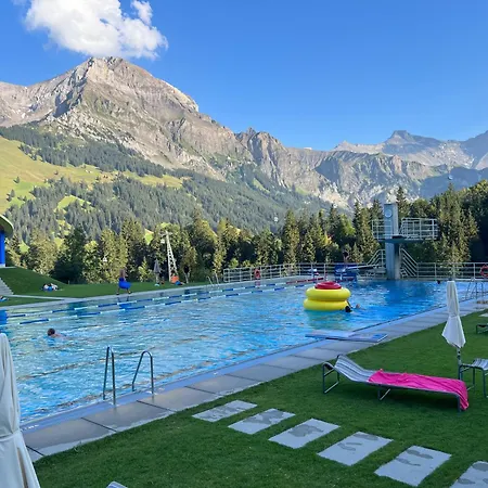2-zimmer Mit Grossem Balkon Und Bergpanorama - 400m Von Talstation Sillerenbahn Adelboden