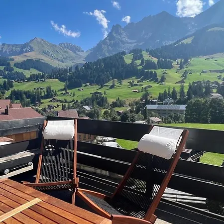 2-zimmer Mit Grossem Balkon Und Bergpanorama - 400m Von Talstation Sillerenbahn Adelboden